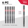 GEINXURN Geinxurn 6Pcs Impact Socket Adapter Set14 Drive Square 6Inches Extension Bit Socket Driver Set Adapt Your Power Drill to High Torque Impact Wrench