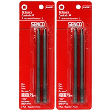 Senco EA0123 DuraSpin 2 Square Bits for DS200 2 2 Packs