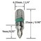 XMHF 14 Hex Shank PH0 25mm x 4mm Magnetic Phillips Screwdriver Bit 8Pcs