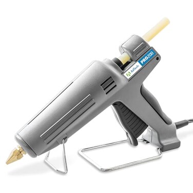 Adtech AdTech Industrial Strength Full Size HighOutput Hot Melt Glue Gun Professional Grade Hot Glue Gun for Carpentry Repairs Remodeling Grey 200 watts 189