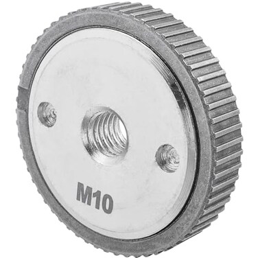 Eyech M10 Thread Quick Release Flange Nut Angle Grinder SelfLocking Pressure Plate Clamping Power Chuck Tools Attachment