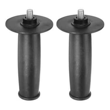 HARFINGTON 2pcs Angle Grinder Side Handle 10mm Thread 141mm Length Plastic Angle Grinder Handle Replacement Auxiliary Sander Handle Tool
