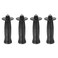 HARFINGTON 4pcs Angle Grinder Side Handle 8mm Thread 135mm Length Plastic NonSlip Angle Grinder Handle Replacement Auxiliary Sander Handle Tool