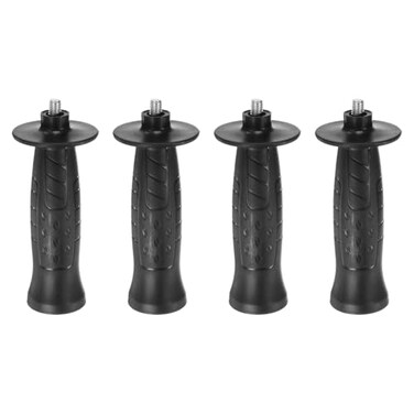 HARFINGTON 4pcs Angle Grinder Side Handle 8mm Thread 135mm Length Plastic NonSlip Angle Grinder Handle Replacement Auxiliary Sander Handle Tool