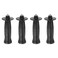 HARFINGTON 4pcs Angle Grinder Side Handle 8mm Thread 135mm Length Plastic NonSlip Angle Grinder Handle Replacement Auxiliary Sander Handle Tool