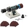 Flyrivergo Leather Burnishing Machine with 12pcs Sanding Sleeves