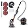 VEVOR Drywall Sander 800W Brushless Motor Electric Sander Variable Speed 10002300 RPM Foldable Ceiling Sander with DoubleDeck LED Lights Extendable Handle 12 Sanding Discs