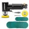 UPWOOD 2 3 Mini Orbital Air Sander by Small Pneumatic Random Orbital Sander Kit with Hook And Loop Sanding Pads 24pcs Sandpapers