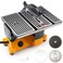 Sbestily Mini Table Saw with 3 Blades 90W Small MultiFunctional Electric Desktop Miter Saws for DIY Crafts Cutting MetalWoodCeramic TilePCBAcrylic