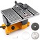 Sbestily Mini Table Saw with 3 Blades 90W Small MultiFunctional Electric Desktop Miter Saws for DIY Crafts Cutting MetalWoodCeramic TilePCBAcrylic