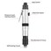 Jectse 14 Air Straight Pneumatic Screwdriver1000RPM Mini Handhold Pneumatic Screwdriver KitIndustrial Screw Driver Tool