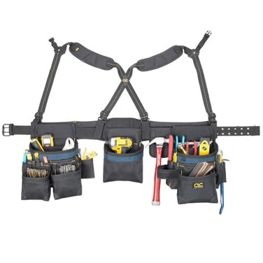 Custom Leathercraft 2617 Framing Master Tool Belt 28PocketGrey