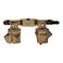 Occidental Leather Badger Carpenter Set Medium Sawdust Sage 27 Pockets Tool Holders Made in USA