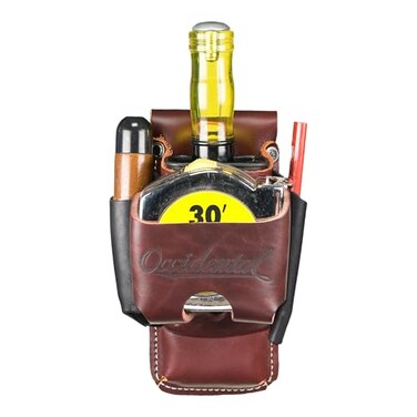 Occidental Leather Belt Worn 4 in 1 ToolTape Holder Provides 4x the Tool Capacity Includes 2003 Oxy Tool Shield Made in USA