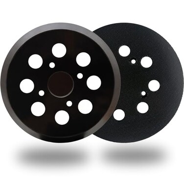 Tockrop 5 Hook and Loop Sander Pad for Ridgid R2600 R2601 Random Orbit Sanders 5 Inch 8 Hole Replacement Sanding Pad for Part Number 300527002 with Extra Hard Backing 1 Pack