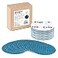 toolant Diamond Shape 6 Inch 120 Grit Sanding Disc Revolutionary Patent 6 Hole Hook and Loop Sanding Discs for Random Disc Sanders Orbital Sanders 50Pack by