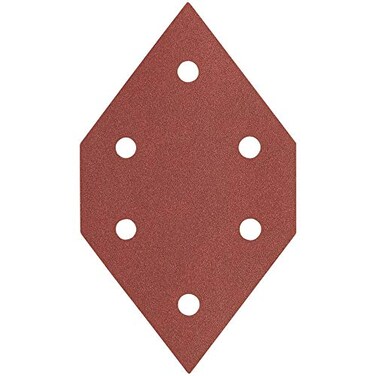 PORTER-CABLE PORTERCABLE 767601005 100 Grit DiamondShaped Hook Loop Profile Sanding Sheets 5Pack