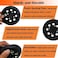 Tockrop 5 Hook and Loop Sander Pad for Ridgid R2600 R2601 Random Orbit Sanders 5 Inch 8 Hole Replacement Sanding Pad for Part Number 300527002 with Extra Hard Backing 1 Pack