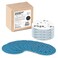 toolant Diamond Shape 5 Inch 320 Grit Sanding Disc Revolutionary Patent 8 Hole Hook and Loop Sanding Discs for Random Disc Sanders Orbital Sanders 50Pack by