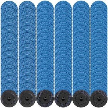 Nuenen 150 Pcs Sanding Discs Die Grinder Sanding 366080 Grit 2 Inch Grinding Disc for Surface Finish Grind Polish Burr Rust Paint Removal Use with Die Grinder