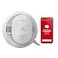 Kidde Hardwired App Enabled Smart Smoke and Carbon Monoxide Detector AA Battery Backup Voice Alerts Interconnected Alarm