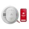 Kidde Hardwired App Enabled Smart Smoke and Carbon Monoxide Detector AA Battery Backup Voice Alerts Interconnected Alarm