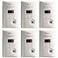 Kidde Carbon Monoxide Detector Plug In Wall with 9Volt Battery Backup Digital LED Display 6 Pack