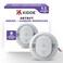 Kidde Smoke and Carbon Monoxide Detector Hardwired with AA Battery Backup LED Status Lights Interconnected 85 dB Alarm 5 inches 30CUAR 1 Pack
