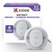 Kidde Smoke and Carbon Monoxide Detector Hardwired with AA Battery Backup LED Status Lights Interconnected 85 dB Alarm 5 inches 30CUAR 1 Pack