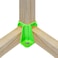 FRONTLINE FALL Frontline GPB200 Safety Guardrail Boot Base with Hardware Included Green GPB20024Pack