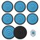 Adabuing Hard Hat Top Pad Liner Replacement Hard Hat Padding fit for Most Construction and Work Helmets Cooling Inserts Reusable Washable Top Pad Suspension Cushion Replacement Accessorie Blue 8 PACK
