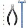 Zonon Bow String Nocking Points Pliers Strings Knock Set T Shape Bow Square Ruler Nocking Buckle Pliers Recurve Turning Kit ArcheryDark Blue