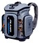 Plano Atlas 3700 Tackle Fishing Backpack Gray EVA Material Includes 3 3750 StowAway Utility Boxes for Worms Lures Baits Waterproof NonSkid Base Grey