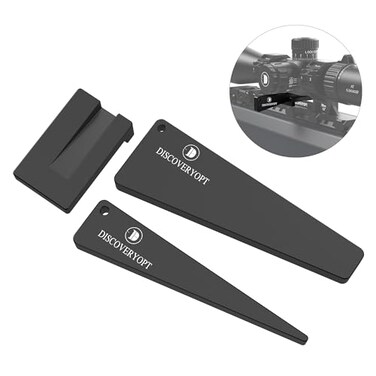 DISCOVERYOPT Scope Level Combo for Rifle Scope Mounting Scope Leveling Kit Scope Level Wedge in OnePiece Mounts or Scope Rings 1 Pack