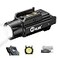 CVLIFE 1500 Lumens Pistol Flashlight Magnetic Rechargeable Gun Light for Pistol with Quick Install Adjustable Rail Picatinny Flashlight with Strobe Function