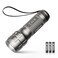 Lighting EVER LED Flashlights High Lumens Small Flashlight Waterproof Adjustable Focus Flash Light for Outdoor Emergency AAA Batteries Included
