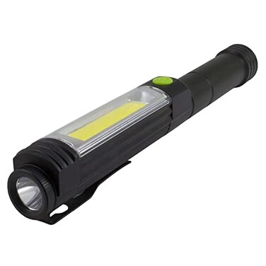 LitezAll Pen Flashlight 400 Lumen Compact and Portable Tactical Pen Light Battery Powered Wide Angle COB LED Task Light Ideal Pen Light for Professionals and Everyday Use