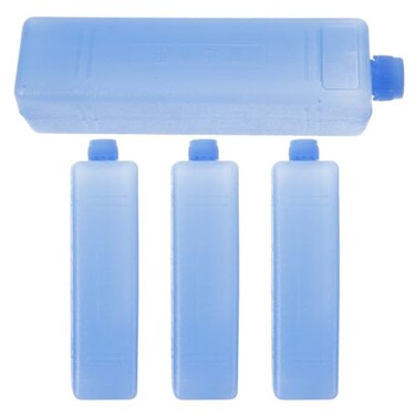 Homoyoyo Reusable Ice Pack 4 Pack Freezer Packs for Cooler Ice Blocks for Cooler Ice Pack for Lunch Boxes Blue