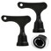 Duoxiate M5 Soccer Cleat Stud Wrench 2 Pack Rugby Boot Stud Key and Track Spike Tool Steel Replacement Wrench for Removable Screwin Studs Portable Shoe Spike Adjustment Tool