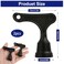 Duoxiate M5 Soccer Cleat Stud Wrench 2 Pack Rugby Boot Stud Key and Track Spike Tool Steel Replacement Wrench for Removable Screwin Studs Portable Shoe Spike Adjustment Tool