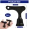 Duoxiate M5 Soccer Cleat Stud Wrench 2 Pack Rugby Boot Stud Key and Track Spike Tool Steel Replacement Wrench for Removable Screwin Studs Portable Shoe Spike Adjustment Tool