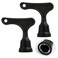 Duoxiate M5 Soccer Cleat Stud Wrench 2 Pack Rugby Boot Stud Key and Track Spike Tool Steel Replacement Wrench for Removable Screwin Studs Portable Shoe Spike Adjustment Tool
