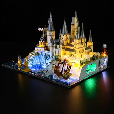 YEABRICKS LED Light for Lego76419 Harry Potter Hogwarts Castle and Grounds Building Blocks Model Lego Set NOT Included