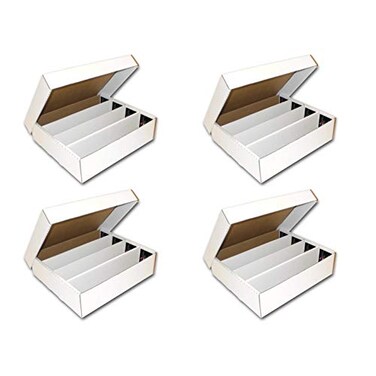 BCW Monster Box 4ct Trading Card Storage Box Holds 3200 Cards Sports TCG Card Organizer