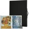 URHELPER puzzle storage folder size 25 x 307 inches Black Includes 20 transparent pockets Comes with two elastic bands