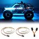 elechawk LED Light Strip for RC Fixed Wing Airplane Flying Wing Plane AR Wing Drone Model Car Truck Ice Blue