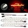 elechawk Waterproof LED Light Strips for RC Cars Trucks Airplanes Boats Drones Fixed Wing AR Wing Model Underglow Light Red