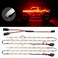 elechawk Waterproof LED Light Strips for RC Cars Trucks Airplanes Boats Drones Fixed Wing AR Wing Model Underglow Light Red