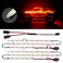 elechawk Waterproof LED Light Strips for RC Cars Trucks Airplanes Boats Drones Fixed Wing AR Wing Model Underglow Light Red