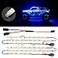 elechawk Waterproof LED Light Strips for RC Cars Trucks Airplanes Boats Drones Fixed Wing AR Wing Model Underglow Light Blue